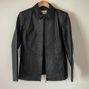Vintage worthington genuine leather jacket coat